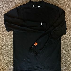Heron Preston mock neck long sleeve